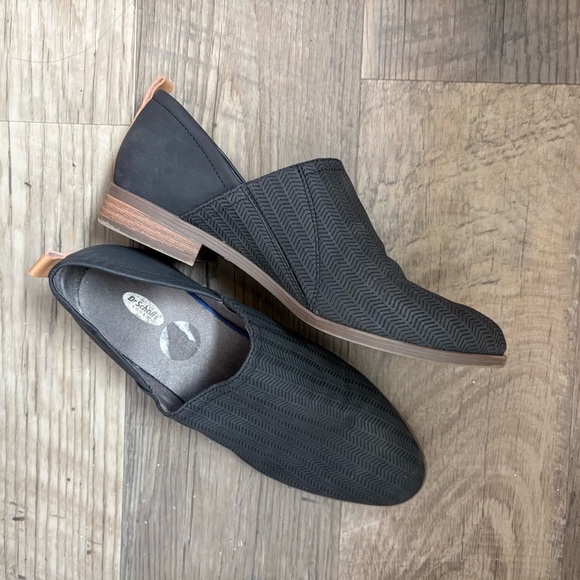 Dr. Scholl's Shoes - Dr. Scholl's Black Textured Women's Flats Loafers